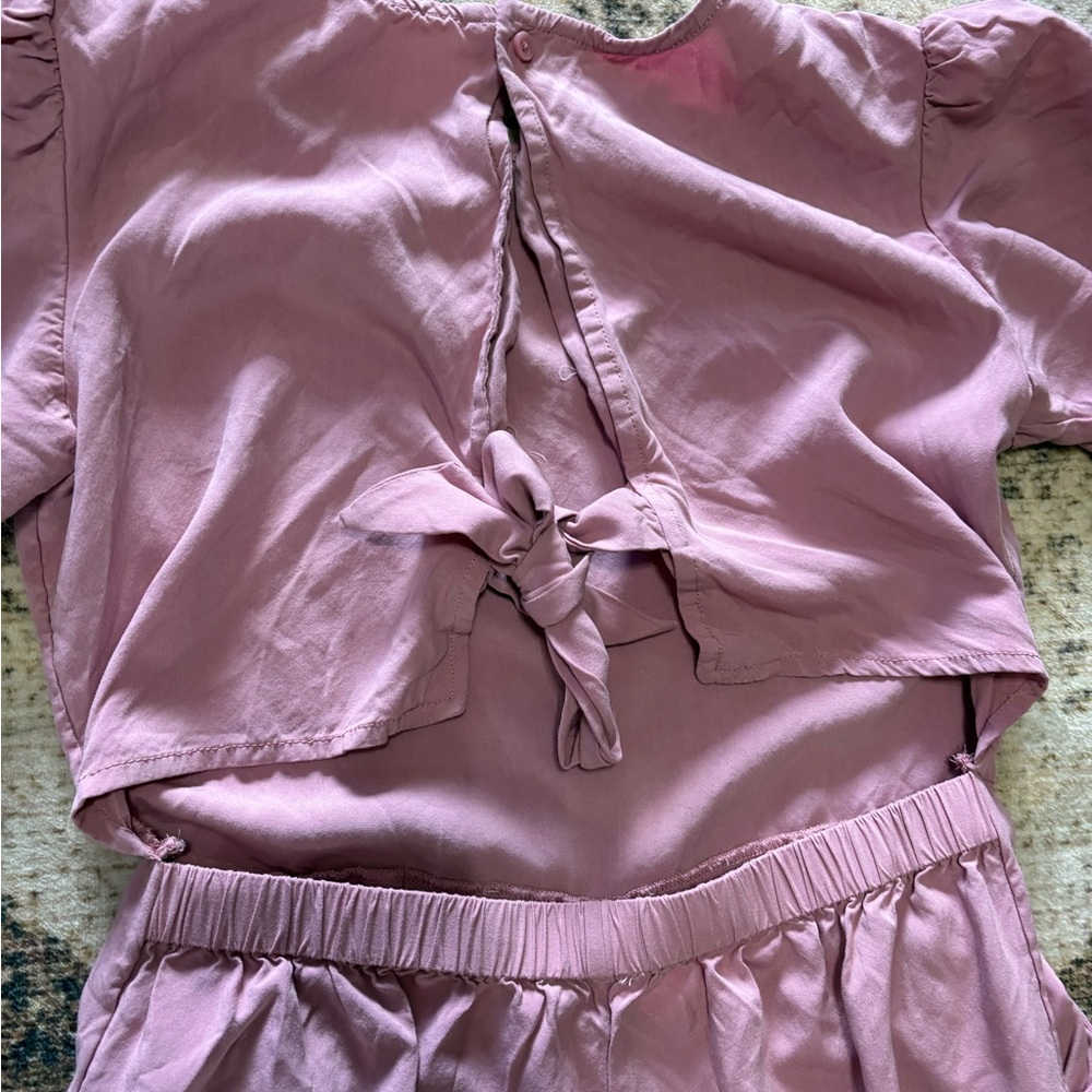 Nordstrom Girls XL Pink Jumpsuit - Picture 4 of 6